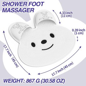shower foot scrubber mat