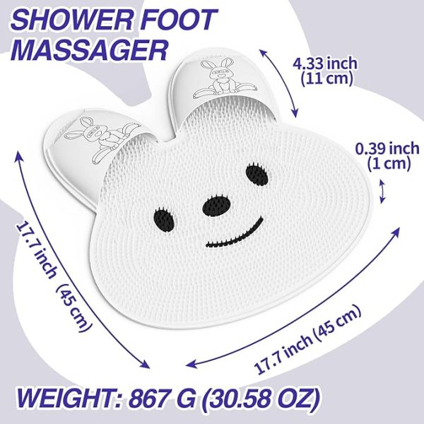 shower foot scrubber mat