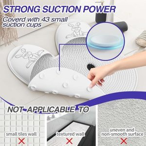 shower foot scrubber mat
