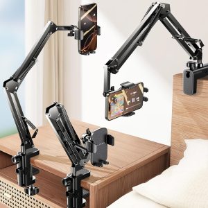 adjustable phone holder for bed