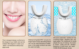 u shaped electric toothbrush